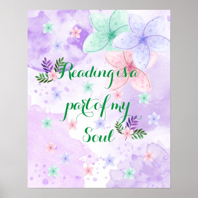 Poster de fleurs de printemps (Devant)
