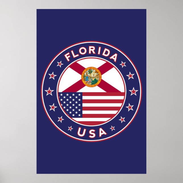 Poster de Floride, poster extra grand, (Devant)