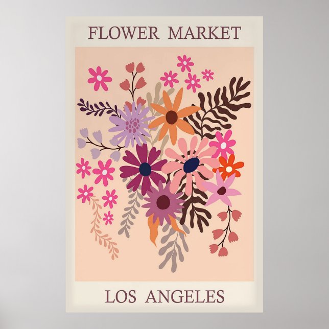 Poster de Flower Market Los Angeles (Devant)
