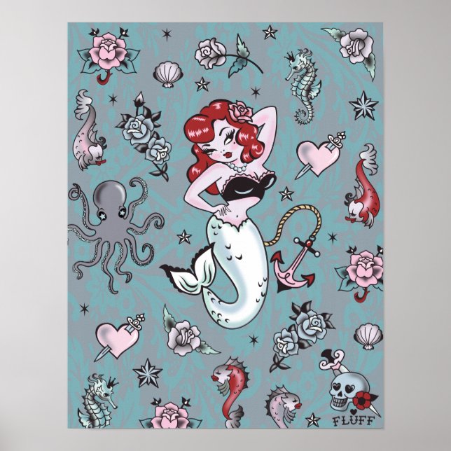 Poster de Fluff Molly Mermaid (Devant)
