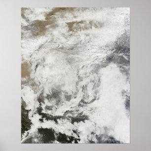 Poster De fortes chutes de neige en Chine