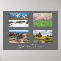 Poster de Four Seasons in Western Colorado Nature