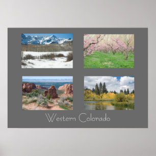 Poster de Four Seasons in Western Colorado Nature