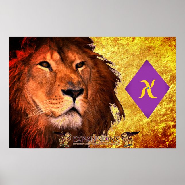 Poster de fréquence de lion (Devant)