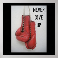 Poster de gants de boxe