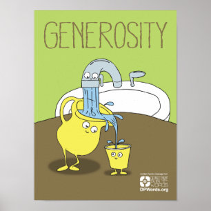 Poster de générosité