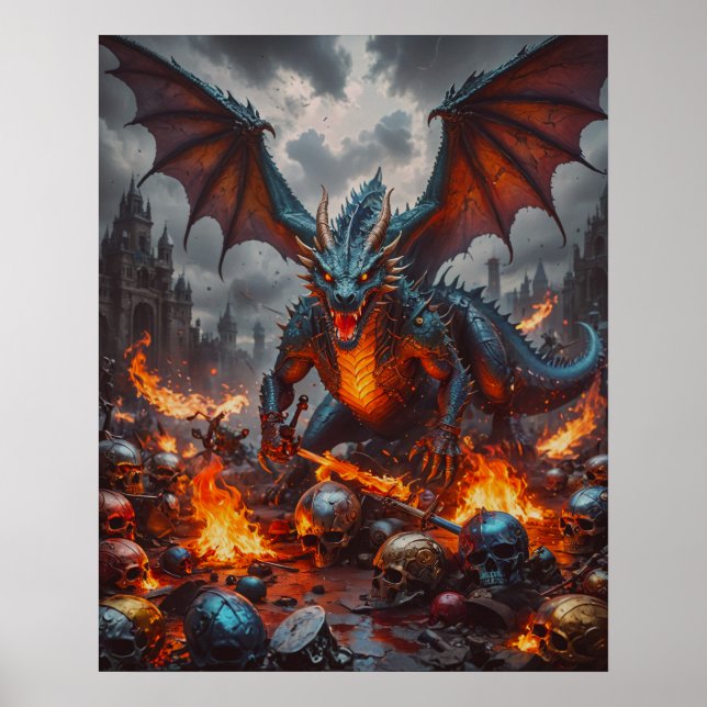 Poster de guerre Dragon (Devant)