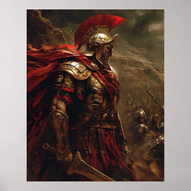 Poster de guerrier de la Légion Romaine (Devant)