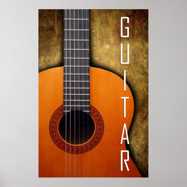 Poster de guitare (Devant)