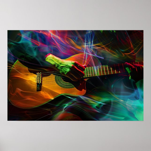 Poster de guitare (Devant)