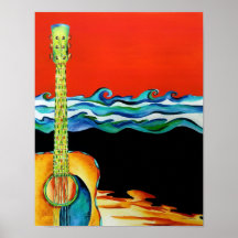 Poster de guitare