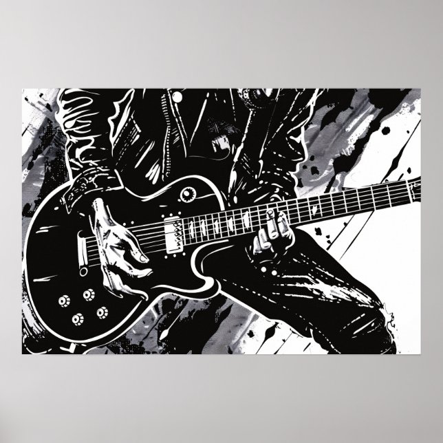 Poster de guitare (Devant)