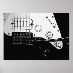 Poster de guitare électrique