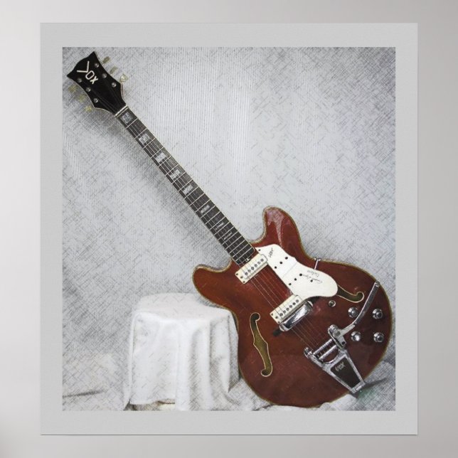 Poster de guitare Vox Super Lynx Deluxe (Devant)