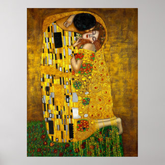 Poster de Gustav Klimt - le baiser