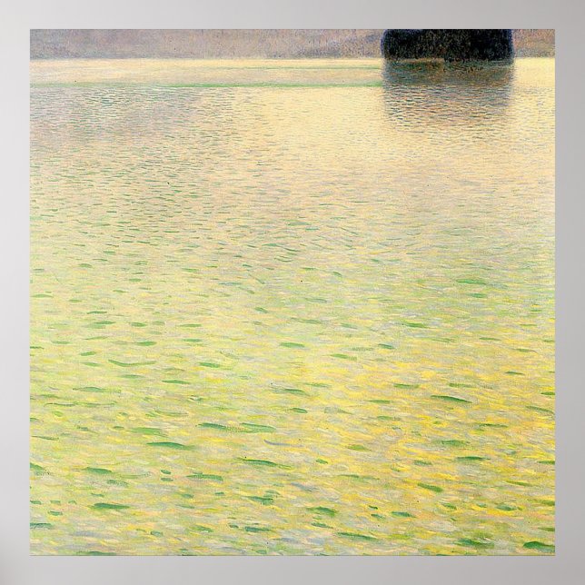 Poster de Gustav Klimt ~ L'île (Devant)