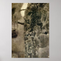Poster de Gustav Klimt ~ médecine état final 1907