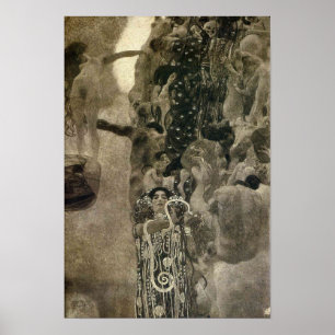 Poster de Gustav Klimt ~ médecine état final 1907