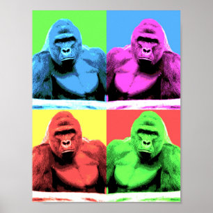 Poster de Harambe Pop Art
