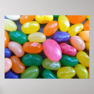 Poster de haricots de gelée