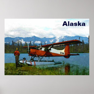Poster De Havilland Beaver Floatplane