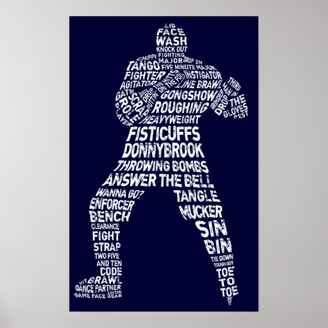 Poster de Hockey Enforcer (Devant)