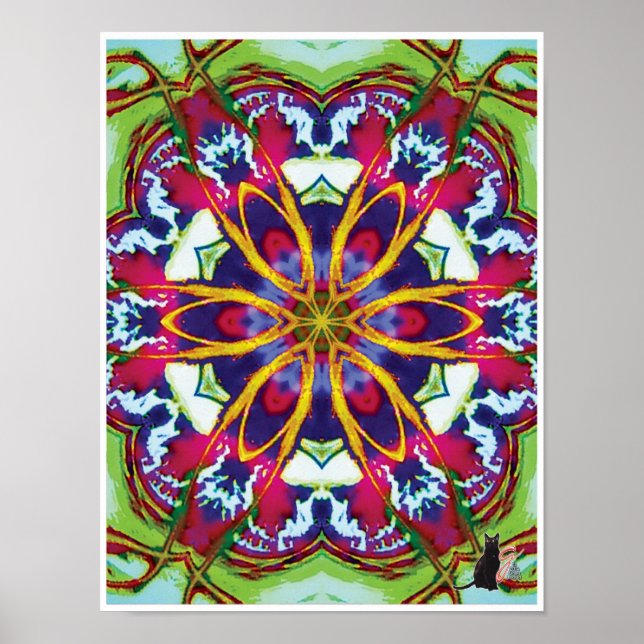 Poster de Hummers Kinetic Collage Kaleidoscope (Devant)