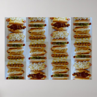 Poster de J&G Texas Weiner Hot Dog