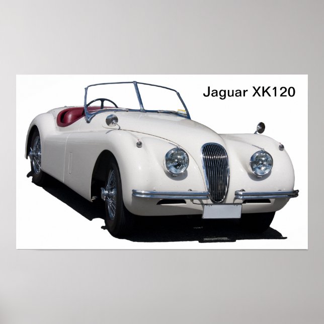 Poster de Jaguar XK120 (Devant)