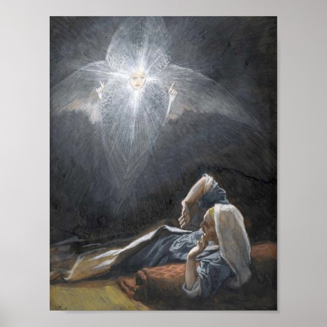 Poster de James Tissot "La vision de Saint Joseph" (Devant)