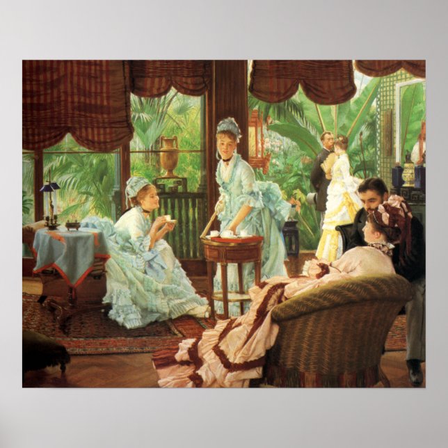 Poster de James Tissot Victorian Tea Party (Devant)