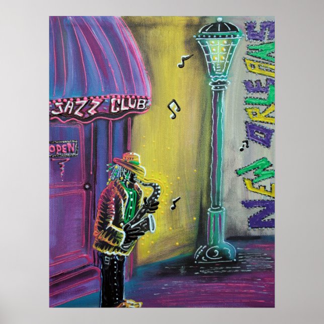 Poster de Jazz de la Nouvelle-Orléans (Devant)