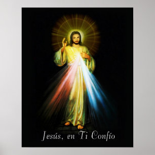 Poster de Jesus Divina Misericordia en espagnol - 