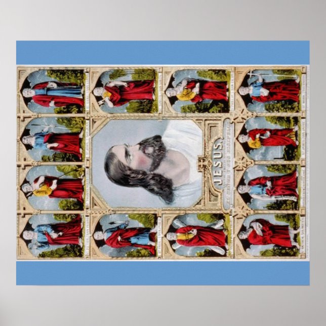 Poster de Jésus et des Apôtres (Devant)