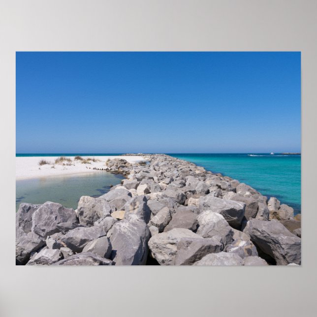 Poster De Jetty Au Centre De Shell Island (Devant)