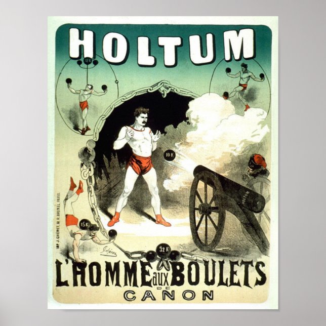 Poster de John Holtum Circus Strongman (Devant)