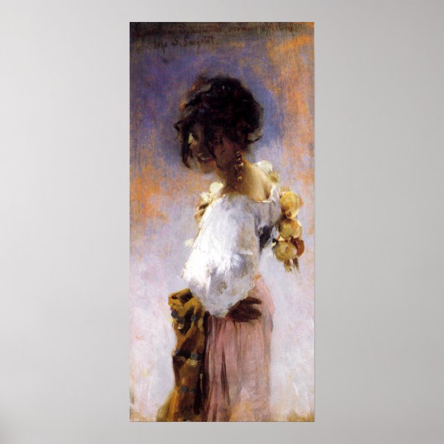 Poster de John Singer Sargent Rosina (Devant)
