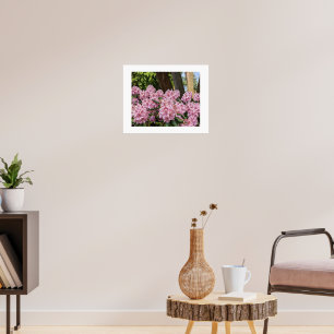 Poster De jolis rhododendrons roses floraux