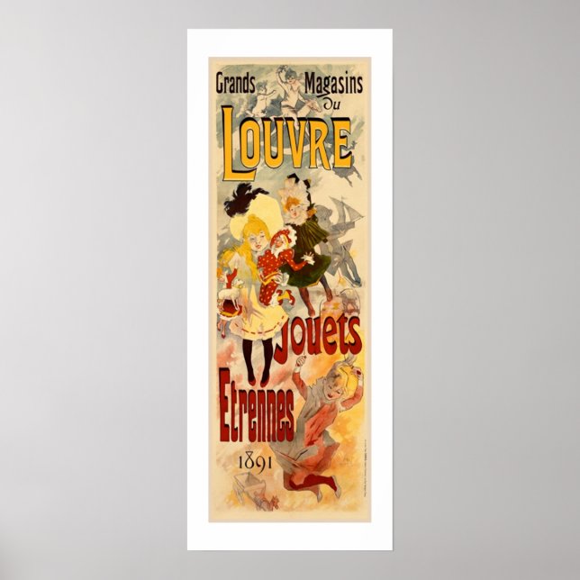 Poster de jouets vintage (Devant)