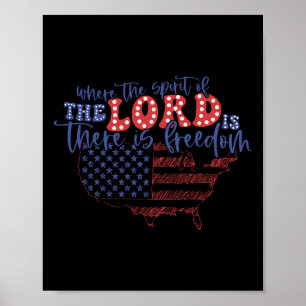 Poster De Juillet Où L'Esprit Du Seigneur Est Il Y A F