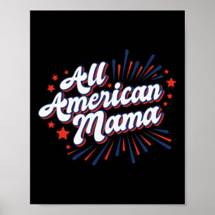 Poster De Juillet Usa Independence Day - Toute la maman a