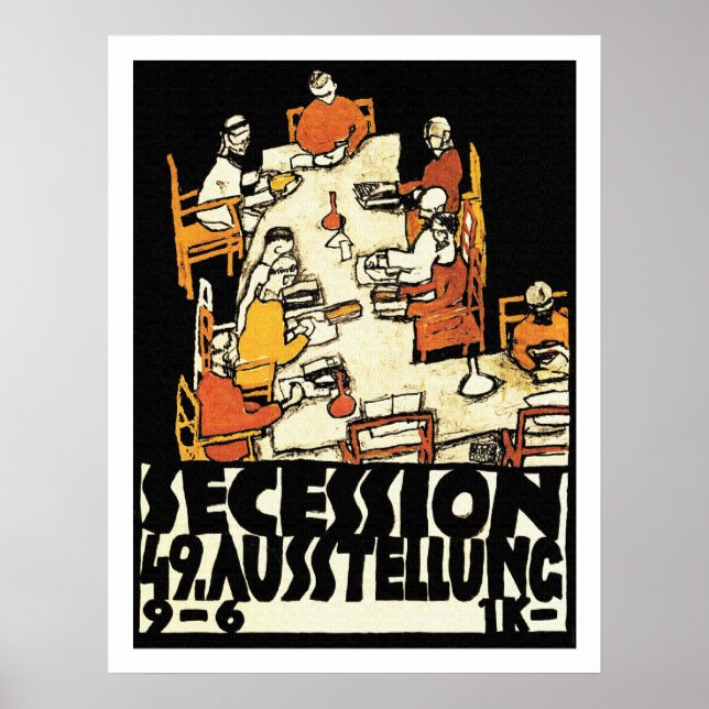 Poster de la 49ème Sécession Ausstellung ("amis") (Devant)