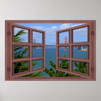 Poster de la baie de San Francisco 6 Volets Ouvrir