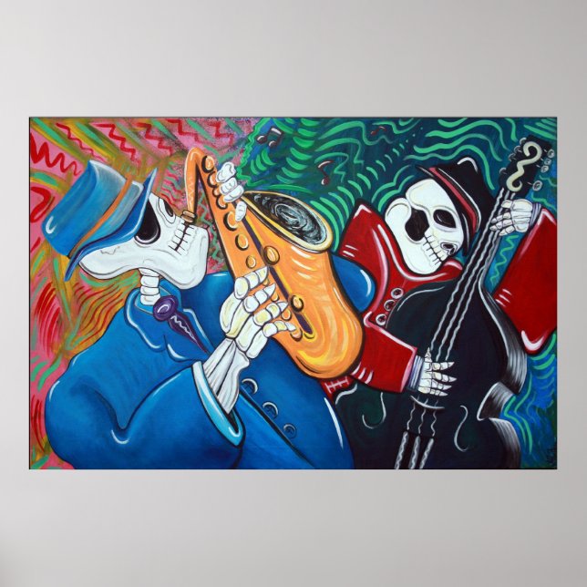 Poster de la bande Bone Bad Blues (Devant)