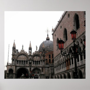 Poster de la basilique carré et Cathédrale de Sain