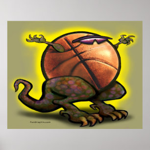 Poster de la bête de basket
