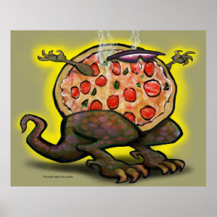 Poster de la bête de pizza