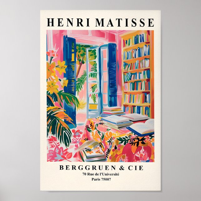 Poster de la bibliothèque Henri Matisse, Impressio (Devant)