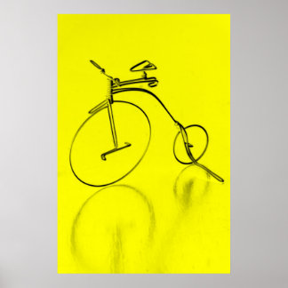 Poster de la bicyclette Joyeux Funky