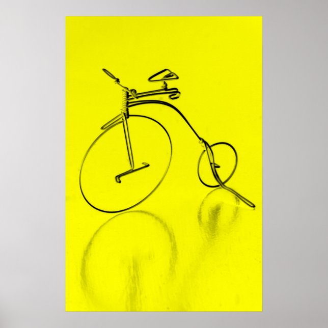 Poster de la bicyclette Joyeux Funky (Devant)
